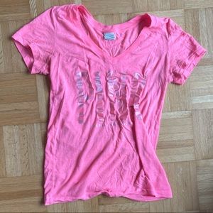 PINK V-Neck T-Shirt